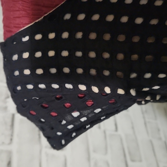 exhilaration Black Eyelet Lined SZ L Dress - Picture 4 of 9